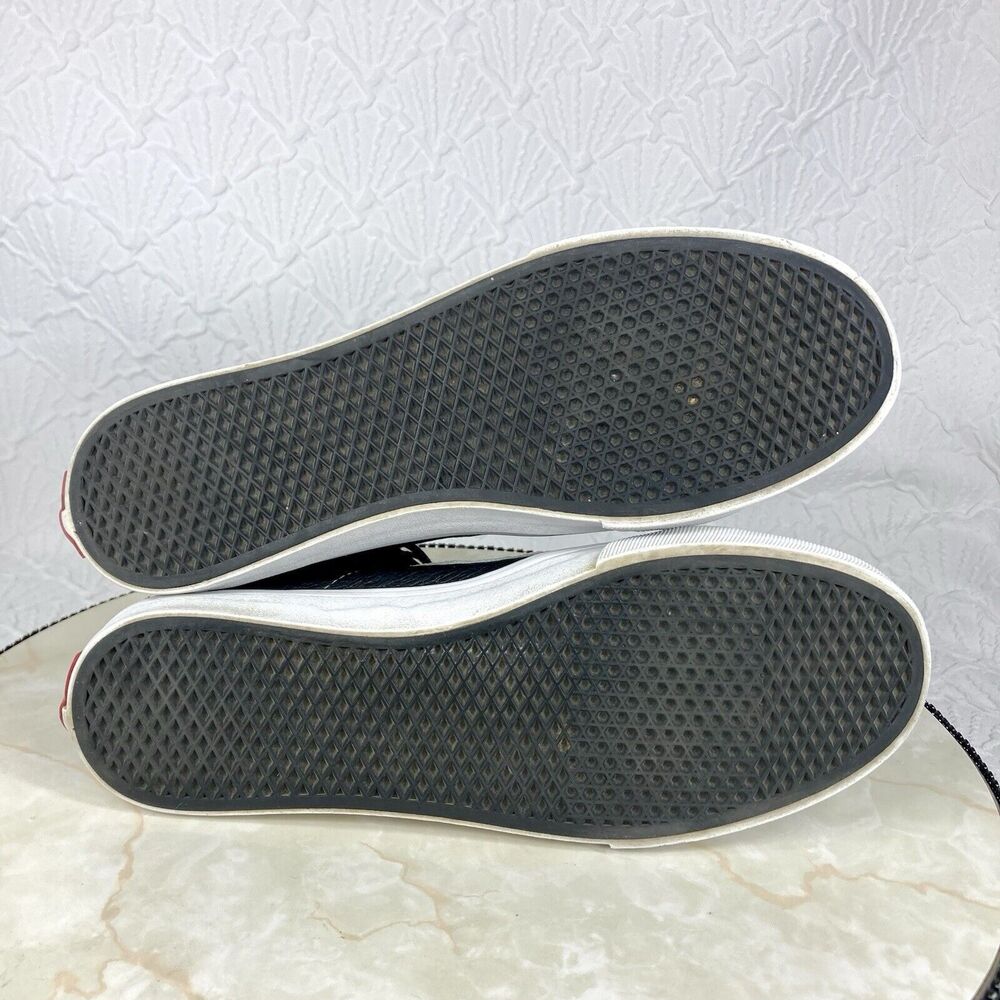Vans Black and White Sk8-Hi Sneakers - Picture 11 of 12